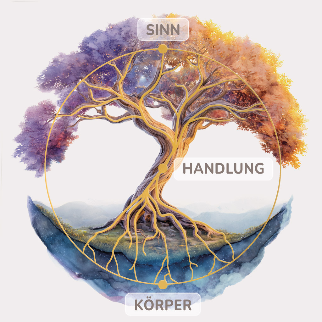 Symbolbild: Baum des Lebens – Verbindung von Körper, Handlung und Sinn